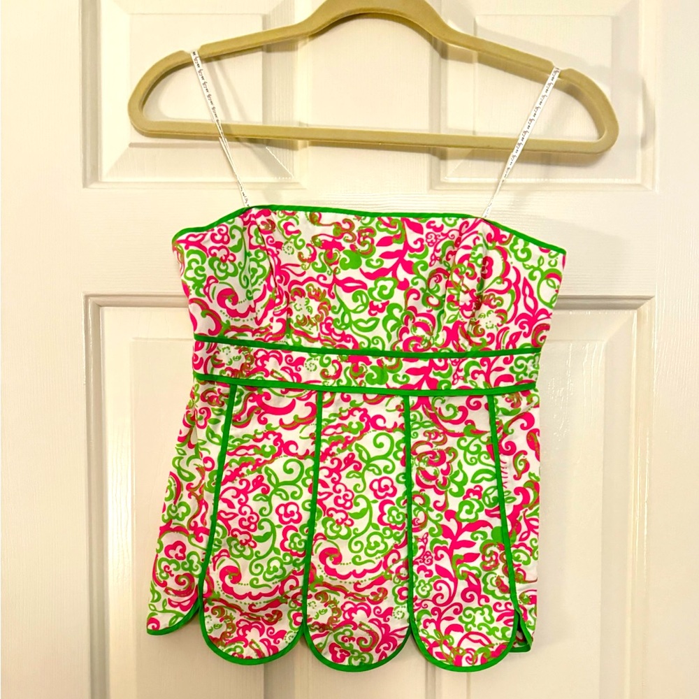 Lilly Pulitzer size 4 Strapless Top